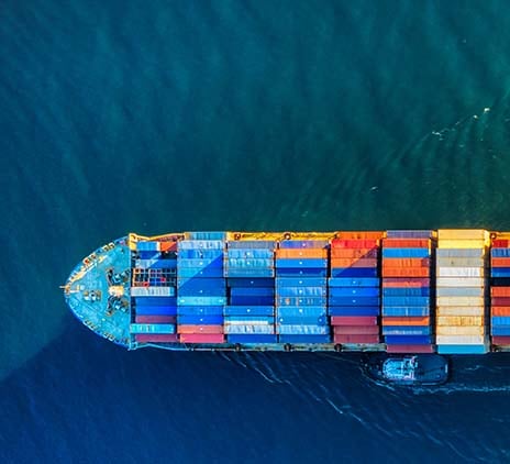 International Trends trade container ship image