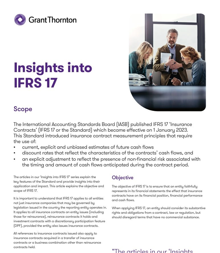 Insights into IFRS 17