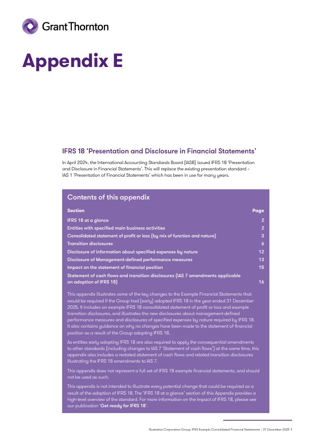 ‘Presentation and Disclosure in Financial Statements’