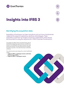 Identifying the acquisition date