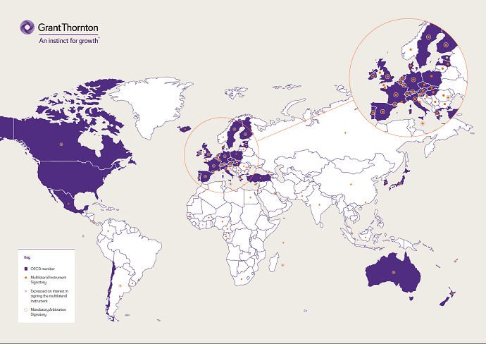 Map of MLI signatory