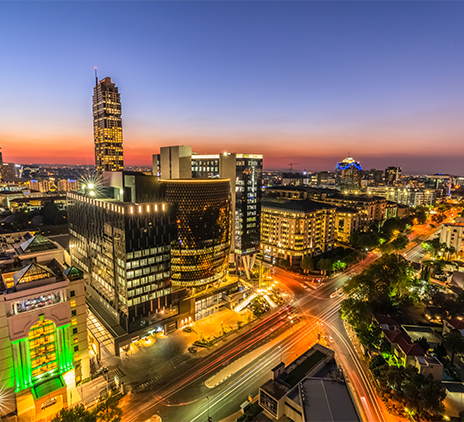 Johannesburg skyline image