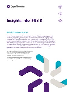 IFRS 8 Principles in brief