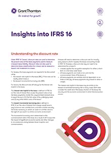 IFRS 16 - Understanding the discount cover image