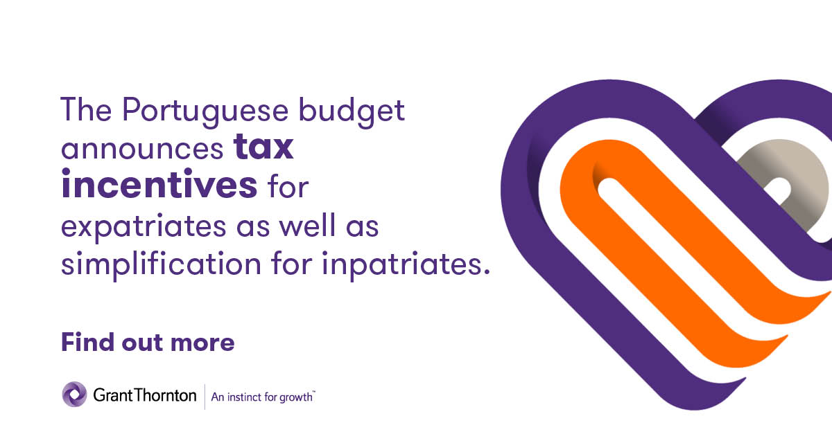 Portuguese Budget announces incentives Grant Thornton insights
